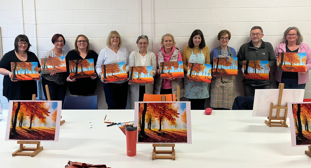 'Autumn light' painting workshop success