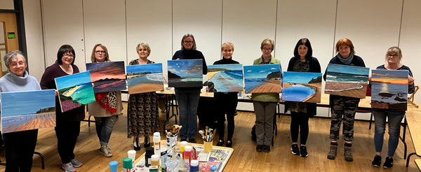 'Paint a beach' painting workshop