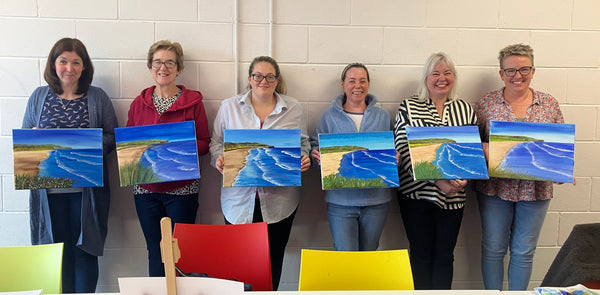 'Sky, sea, sand' painting workshop